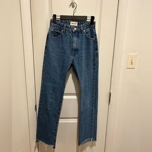 Rollas Original Straight Raw Hem Jeans